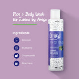 Amigo NATURAL CLEANSING 2 IN 1 face & body wash for tweens with Vitamin C & A 200ml