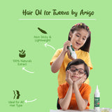 Amigo Hair Oil for Tween's Natural Nourishment with Jojoba & Hibiscus extracts 150 ml